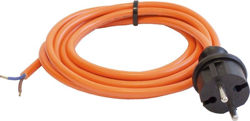 AS Schwabe 70911 Aansluitkabel Stroom Oranje 3.00 m