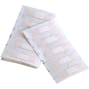 LEINAWERKE 71000 pleisterstrips in ziplock zak 0,9 cm x 4 cm, EL, huidskleur, 50 stuks