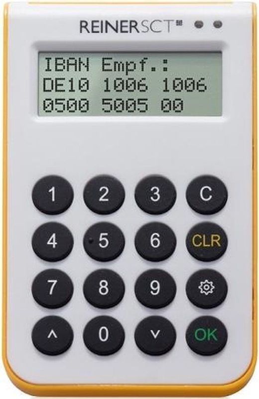 Reiner - cyberJack one - Geheugenkaartlezer - Wit - USB 2.0, Bluetooth, SECODER-functie