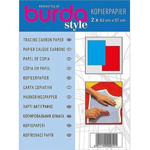 Burda karbon blauw/rood