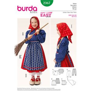 Burda Naaipatroon 2367 - Heksenjurk