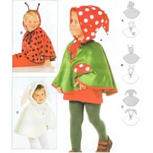 Burda Naaipatroon 2517 - Lieveheersbeestje, konijntje en kaboutertje