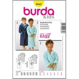 Burda B2662 naaipatroon badjas 19 x 13 cm, 98-128