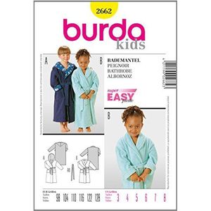 Burda Naaipatroon 2662 - Badjas in variaties