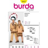 Burda Naaipatroon 5812 - Indiaan in variaties