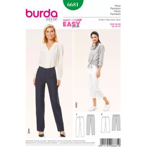 Burda Naaipatroon 6681 - Broek In Variaties