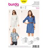 Burda Naaipatroon 6760 - Jasje In Variaties en Jurk