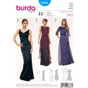 Burda Naaipatroon 6866 - Jurk in variaties