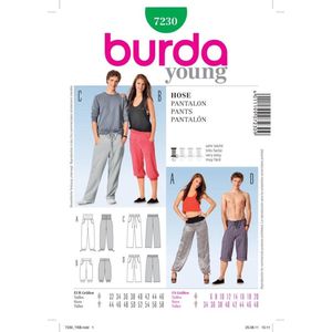 Burda Naaipatroon 7230 - Broek in variaties
