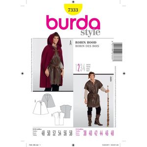 Burda Naaipatroon 7333 - Robin Hood kostuum
