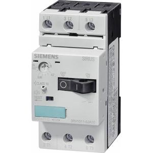 Siemens 3RV1011-1DA10 Vermogensschakelaar 1 stuk(s) 3x NO Instelbereik (stroomsterkte): 2.2 - 3.2 A Schakelspanning (ma