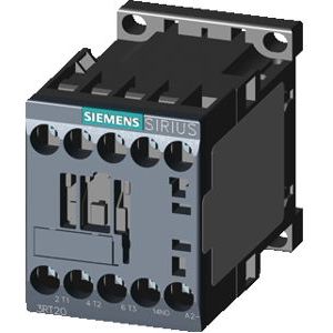 Siemens 3RT2017-1BB41 CONTACTOR, AC-3, 5.5KW/400V, 1NO, DC 24V, 3-polig, SZ S00 schroefaansluiting, wit