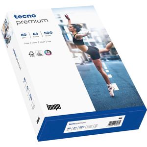 inapa Printer-/kopieerpapier tecno Premium: 80 g/m², A4, hoogwit, 5 x 500 vellen