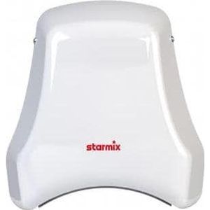 Starmix AirStar Vandalen-haardroger TH-C1 Mw, vandalenbestendig 200 km/u high-speed haardroger voor wandmontage (900 watt)