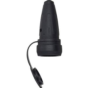 174151 Schutzkontaktkupplung Gummi 250 v Schwarz IP44 - Merten