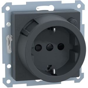 Merten 232814 FI-SCHUKO-veiligheidsstekkerdoos met BRS, antraciet, systeem M