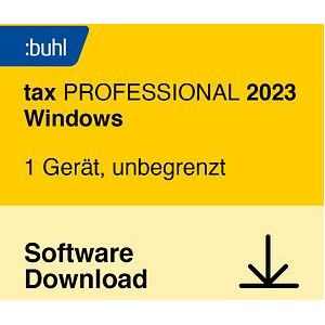 WISO tax 2023 Professional (für das Steuerjahr 2022) Software Vollversion (Download-Link)