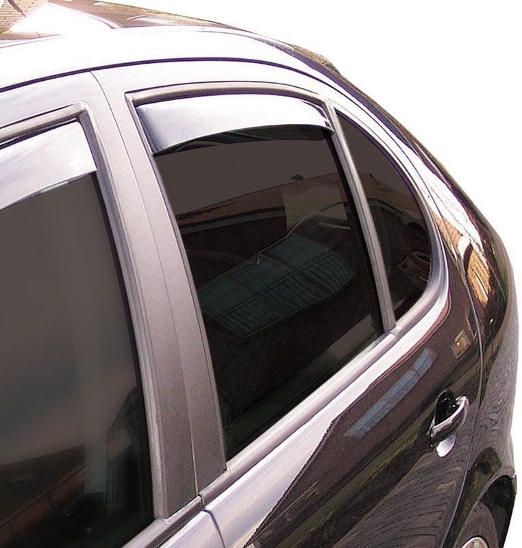 ClimAir Zijwindschermen Master Dark (achter) passend voor Seat Ateca 2016-