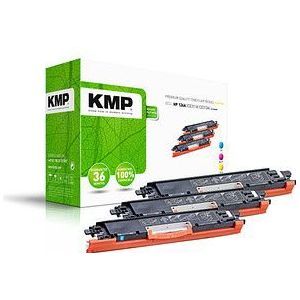 KMP - H-T149CMY - Tonercassette Combipack - Cyaan, Magenta, Geel - 1000 Bladzijden
