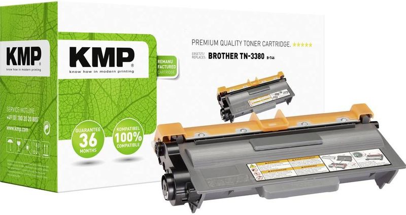 KMP B-T46 - mit hoher Kapazität - Schwarz - Tonerpatrone (Alternative zu: Brother TN3380)