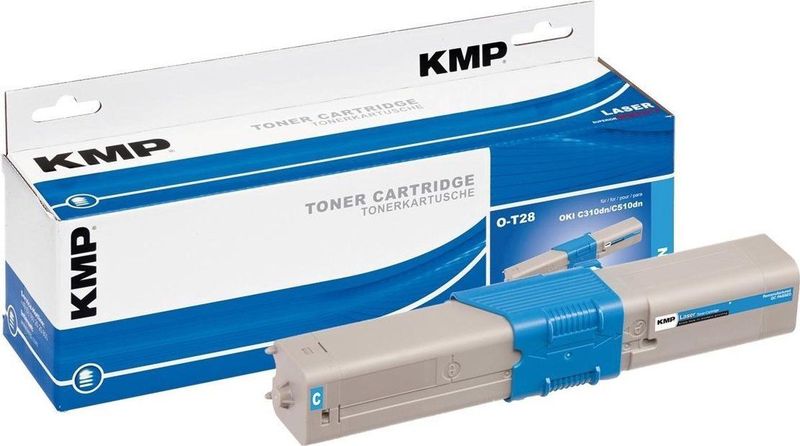 KMP - Toner - Enkele Verpakking O-T28 (C) - Hoge Kleurintensiteit