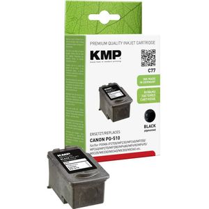 KMP PrintTechnik AG C77 Inktpatroon zwart compatibel met Canon PG-510
