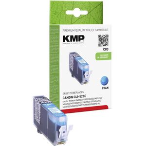 KMP - C83 - Inktcartridge - Cyaan - 9 ml - Compatibel voor Canon PIXMA