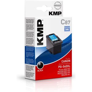 KMP Inktcartridge vervangt Canon PG-540 XL Compatibel Zwart C87 1516,4001