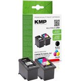 KMP - Inktcartridge Vervangt Canon PG-540 CL-541 - Compatibel Combipack - Zwart Cyaan Magenta Geel