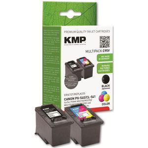 KMP Tintenpatrone C95V 1516,4850 wie PG540/CL541 schwarz/farbig 2 Stüc