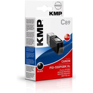KMP Canon PGI-550PGBK XL  comp. black C89