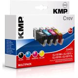 KMP C90V  schwarz, cyan, magenta, gelb Druckerpatronen kompatibel zu Canon CLI-551 XL BK/C/M/Y, 4er-Set