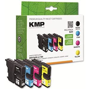 KMP B33V Promo Pack BK/C/M/Y compatibel met Brother LC-985