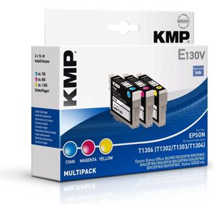 KMP E130V inktcartridge Cyaan, Magenta, Geel