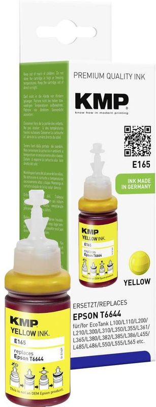 KMP Navulinkt vervangt Epson T6644 Compatibel Geel 70 ml E165 1629,0009