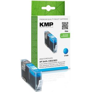 KMP Druckerpatrone H64 cyan kompatibel zu HP 364XL (CB323EE)