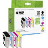 KMP Inktcartridge vervangt HP 940XL, C2N93AE, C4906AE, C4907AE, C4908AE, C4909AE Compatibel Combipack Zwart, Cyaan, Magenta, Geel H71V 1715,4005