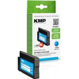 KMP - H166CX - Inktcartridge - Cyaan - Compatibel met HP F6U16AE - 30 ml