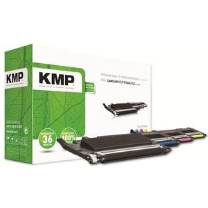 KMP SA-T53V  schwarz, cyan, magenta, gelb Toner kompatibel zu SAMSUNG CLT-P406C (SU375A), 4er-Set