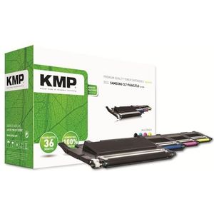 KMP Toner multipack vervangt Samsung CLT-P406C, CLT-K406S, CLT-C406S, CLT-M406S, CLT-Y406S Compatibel Zwart, Magenta, Cyaan, Geel 1500 bladzijden SA-T53V