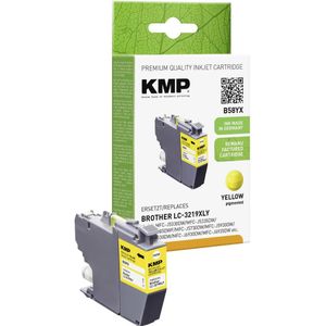 KMP Tintenpatrone ersetzt Brother LC-3219XLY gelb