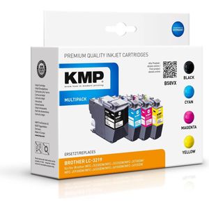 KMP - B58VX Value Pack - Inktcartridges - Zwart, Magenta, Cyaan, Geel - 4 Cartridges