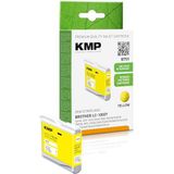 KMP Inktcartridge vervangt Brother LC-1000Y Compatibel Geel B75Y 1035,4009