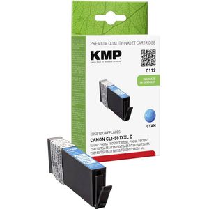 KMP - 1578,0203 - Inktcartridge - Cyaan - Extra Hoog Rendement, 11,7 ml, 820 Pagina's