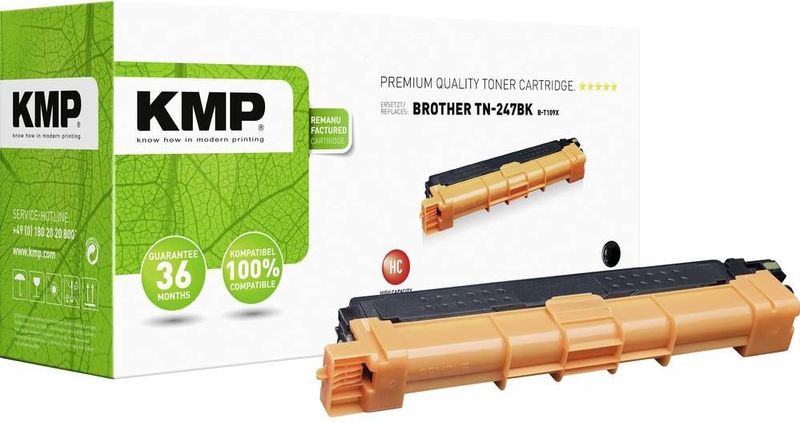 KMP Toner ersetzt Brother TN-247BK schwarz