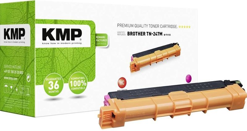 KMP - Toner - B-T111X - Hernieuwde Verwerking - Hoogwaardige Kwaliteit
