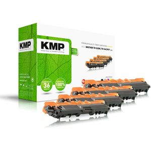 KMP - Toner Compatibel - Combipack Zwart, Cyaan, Magenta, Geel