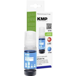 KMP - E192 - Navulinkt - Cyaan - 70 ml - Compatibel