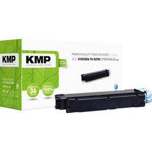 KMP Toner vervangt Kyocera 1T02TVCNL0, TK-5270C Compatibel Cyaan 6000 bladzijden K-T86