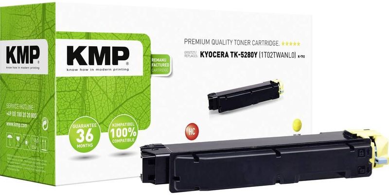 KMP K-T92  gelb Toner kompatibel zu KYOCERA TK-5280Y
